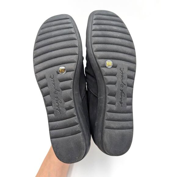 Easy Spirit Aleta Casual Flat Bootie Side Zip Women's Black Size US8M EU38.5 - Picture 7 of 11